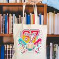 Baseball Drip 6 7 Number 67 Six Seven Meme Boys Kids Canvas Tote Bag Baseball Drip 6 7 Number 67 Six Seven Meme Boys Kids Canvas Tote Bag