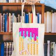Baseball Drip Bat Boys Ice Cream American Flag 4th Of July Canvas Tote Bag Baseball Drip Bat Boys Ice Cream American Flag 4th Of July Canvas Tote Bag