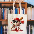Baseball Drip Ice Cream Apparel Youth Boy Valentine Canvas Tote Bag Baseball Drip Ice Cream Apparel Youth Boy Valentine Canvas Tote Bag