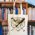 Baseball Drip Ice Cream Camo Home Plate Bats Sports Game Day Canvas Tote Bag