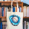 Baseball Drip Ice Cream Glove With Sprinkles Ball Boys Youth Canvas Tote Bag Baseball Drip Ice Cream Glove With Sprinkles Ball Boys Youth Canvas Tote Bag