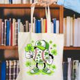 Baseball Drip Ice Cream Shamrock Irish St Patricks Men Canvas Tote Bag