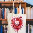 Baseball Drip Ice Cream Sprinkles Valentines Day Baseball Canvas Tote Bag Baseball Drip Ice Cream Sprinkles Valentines Day Baseball Canvas Tote Bag