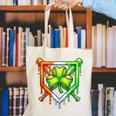 Baseball Drip Ice Cream St Patricks Day Shamrock Lucky Canvas Tote Bag Baseball Drip Ice Cream St Patricks Day Shamrock Lucky Canvas Tote Bag
