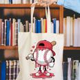 Baseball Drip Icecream Boy Kids Valentine Canvas Tote Bag