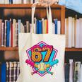 Baseball Drip Jersey Number 67 For Players & 67th Birthday Premium Tri-Blend Canvas Tote Bag Baseball Drip Jersey Number 67 For Players & 67th Birthday Premium Tri-Blend Canvas Tote Bag