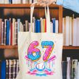 Baseball Drip Number 67 Player 67Th Birthday Baseball Meme Canvas Tote Bag