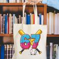 Baseball Drip Number 67 Player 67th Birthday Meme Gen Alpha Canvas Tote Bag Baseball Drip Number 67 Player 67th Birthday Meme Gen Alpha Canvas Tote Bag