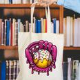Baseball Drip Pink Glove Respect The Drip Youth Boys Girls Canvas Tote Bag