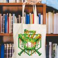 Baseball Drip St Patricks Day Boys Baseball St Patricks Day Canvas Tote Bag