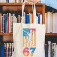 Baseball Drip USA Flag 67 Player 67th Birthday Ice Cream 67 Canvas Tote Bag
