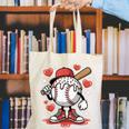 Baseball Drip Valentine Boys Women Men Hearts Sport Love Canvas Tote Bag Baseball Drip Valentine Boys Women Men Hearts Sport Love Canvas Tote Bag