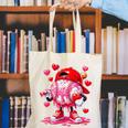 Baseball Drip Valentine Sports Vday Ice Cream Drip Heart Canvas Tote Bag