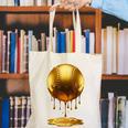 Baseball Dripping Drip Gold Sport Player Coach Baller Canvas Tote Bag Baseball Dripping Drip Gold Sport Player Coach Baller Canvas Tote Bag
