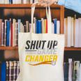 Baseball Fan Shut Up I'm Doing Game Changer Premium Tri-Blend Canvas Tote Bag
