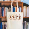 Baseball Goose Baseball Silly Goose Game Day Sports Canvas Tote Bag Baseball Goose Baseball Silly Goose Game Day Sports Canvas Tote Bag