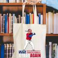 Make Baseball Great Again Donald Trump Baseball Canvas Tote Bag Make Baseball Great Again Donald Trump Baseball Canvas Tote Bag