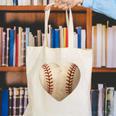 Baseball Heart Shape Valentines Day Love Boys Kids Men Canvas Tote Bag Baseball Heart Shape Valentines Day Love Boys Kids Men Canvas Tote Bag