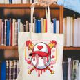 Baseball Heart Valentines Day Baseball Ice Cream Drip Boys Canvas Tote Bag