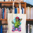 Baseball Ice Cream Drip Boys And Girls Batter Game Day Canvas Tote Bag Baseball Ice Cream Drip Boys And Girls Batter Game Day Canvas Tote Bag