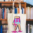 Baseball Ice Cream Drip Boys Glove Sprinkles Baseball Lover Canvas Tote Bag