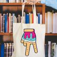 Baseball Ice Cream Drip Home Plate Glove Respect Drip 2 Side Canvas Tote Bag Baseball Ice Cream Drip Home Plate Glove Respect Drip 2 Side Canvas Tote Bag