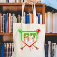 Baseball Ice Cream Drip Number 67 Player 6 7 Christmas Pjs Canvas Tote Bag Baseball Ice Cream Drip Number 67 Player 6 7 Christmas Pjs Canvas Tote Bag