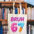 Baseball Ice Cream Drip Number 67 Player Or 67th Birthday Canvas Tote Bag Baseball Ice Cream Drip Number 67 Player Or 67th Birthday Canvas Tote Bag