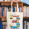 Baseball Ice Cream Drip Vehicles Youth Baseball Drip Premium Tri-Blend Canvas Tote Bag