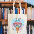 Baseball Ice Cream Heart Sunglasses Youth Boys Valentine Canvas Tote Bag Baseball Ice Cream Heart Sunglasses Youth Boys Valentine Canvas Tote Bag