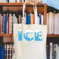 Baseball ICE Ice Cream Drip Baseball Drip Baseball Canvas Tote Bag