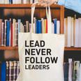 Baseball Lead Never Follow Leaders Team Captain Leadership Premium Tri-Blend Canvas Tote Bag Baseball Lead Never Follow Leaders Team Captain Leadership Premium Tri-Blend Canvas Tote Bag