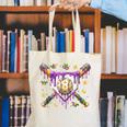 Baseball Mardi Gras Carnival Party Mask Ice Cream Drip Boys Canvas Tote Bag
