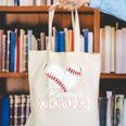 Baseball Nonnie Baseball Heart Canvas Tote Bag Baseball Nonnie Baseball Heart Canvas Tote Bag