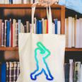 Baseball Player Graphic Canvas Tote Bag Baseball Player Graphic Canvas Tote Bag