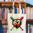 Baseball Six Seven 67 Meme Ice Cream Drip Xmas Men Women Canvas Tote Bag Baseball Six Seven 67 Meme Ice Cream Drip Xmas Men Women Canvas Tote Bag