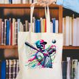 Baseball Skeleton Ice Cream Drip Baseball Boys Youth Canvas Tote Bag