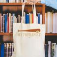 Baseball Tee My Therapist Bat Men Women Kids Canvas Tote Bag Baseball Tee My Therapist Bat Men Women Kids Canvas Tote Bag