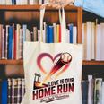 Baseball Valentine Love Is Our Home Run Apparel Canvas Tote Bag Baseball Valentine Love Is Our Home Run Apparel Canvas Tote Bag