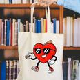 Boy Valentines Day Heart Love Baseball Boys Men Kids Canvas Tote Bag