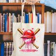 Boys Valentine Day Baseball Helmet Drip Ice-Cream Youth Kids Canvas Tote Bag Boys Valentine Day Baseball Helmet Drip Ice-Cream Youth Kids Canvas Tote Bag