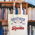 Brother Of Rookie 1st Birthday Baseball Boy Family Matching Canvas Tote Bag Brother Of Rookie 1st Birthday Baseball Boy Family Matching Canvas Tote Bag