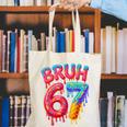 Bruh 67 Baseball Drip Number 67 Player 67th Birthday Canvas Tote Bag