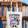 Bruh Baseball Drip Boys Youth Ice Cream Dripping Baseball Canvas Tote Bag Bruh Baseball Drip Boys Youth Ice Cream Dripping Baseball Canvas Tote Bag