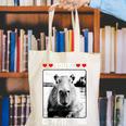 Capybara Love Valentines Day Cute Animal Hearts Raglan Baseball Tee Canvas Tote Bag