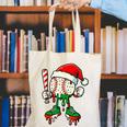 Christmas Baseball Drip For Boys Ice Cream Drip Baseball Canvas Tote Bag Christmas Baseball Drip For Boys Ice Cream Drip Baseball Canvas Tote Bag