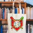 Christmas Baseball Ice Cream Drip Men Women Kids Canvas Tote Bag Christmas Baseball Ice Cream Drip Men Women Kids Canvas Tote Bag