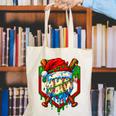 Christmas Baseball Ice Cream Drip Santa Baseball Player Kids Canvas Tote Bag Christmas Baseball Ice Cream Drip Santa Baseball Player Kids Canvas Tote Bag