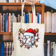 Christmas Baseball Santa Hat For Baseball Players Fans Canvas Tote Bag Christmas Baseball Santa Hat For Baseball Players Fans Canvas Tote Bag