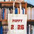 Class Of 2026 Senior Year Baseball Poppy 2026 Graduate Canvas Tote Bag